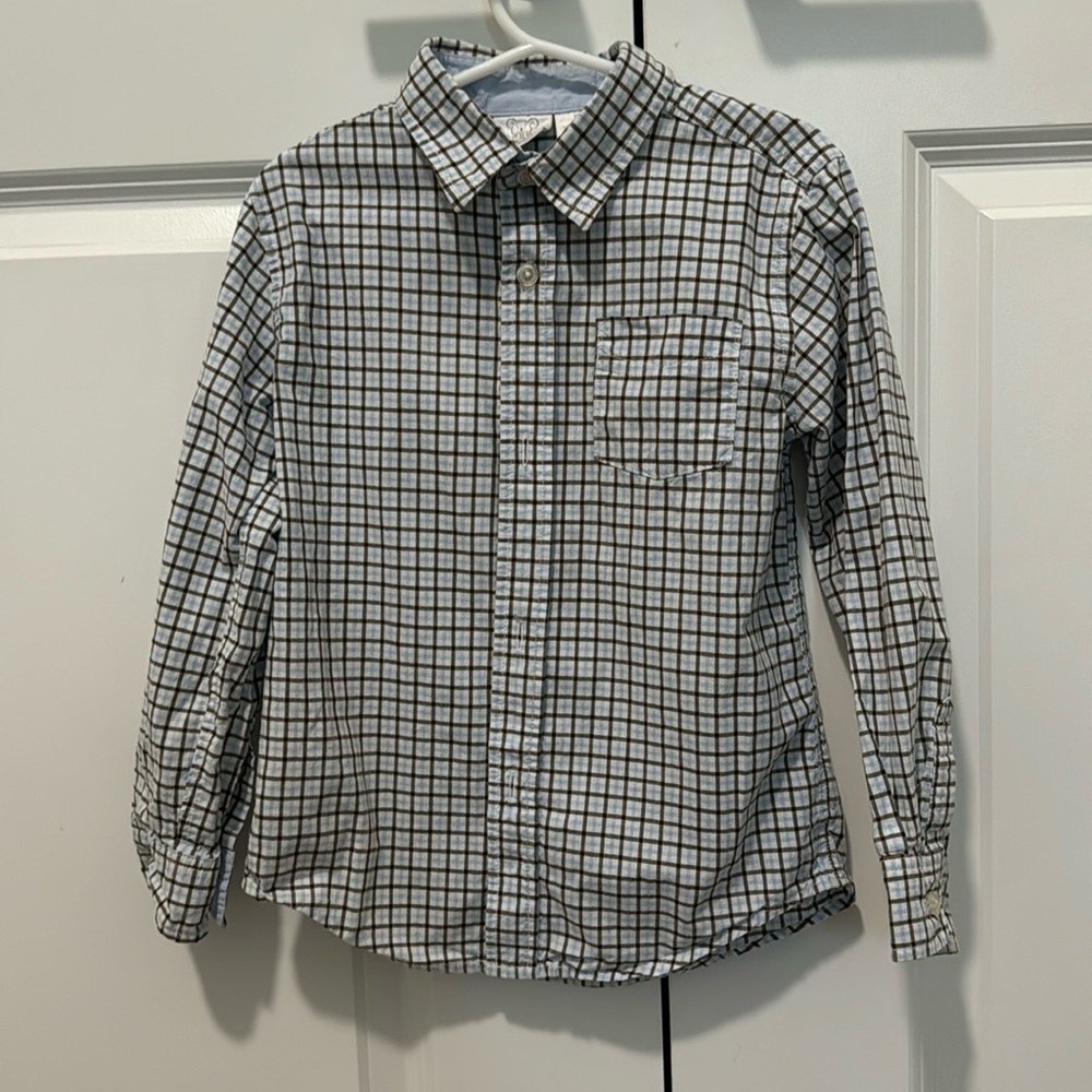 Toddler button-down, long sleeve shirt